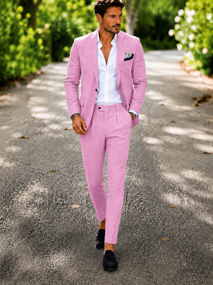 Men's Summer Suit 2-Piece – Blazer & Trousers