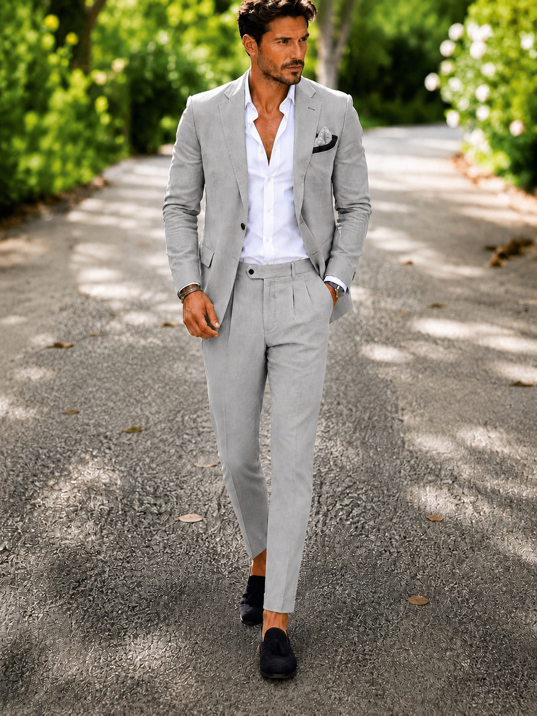 Men's Summer Suit 2-Piece – Blazer & Trousers
