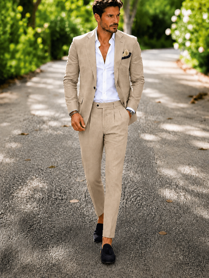 Men's Summer Suit 2-Piece – Blazer & Trousers