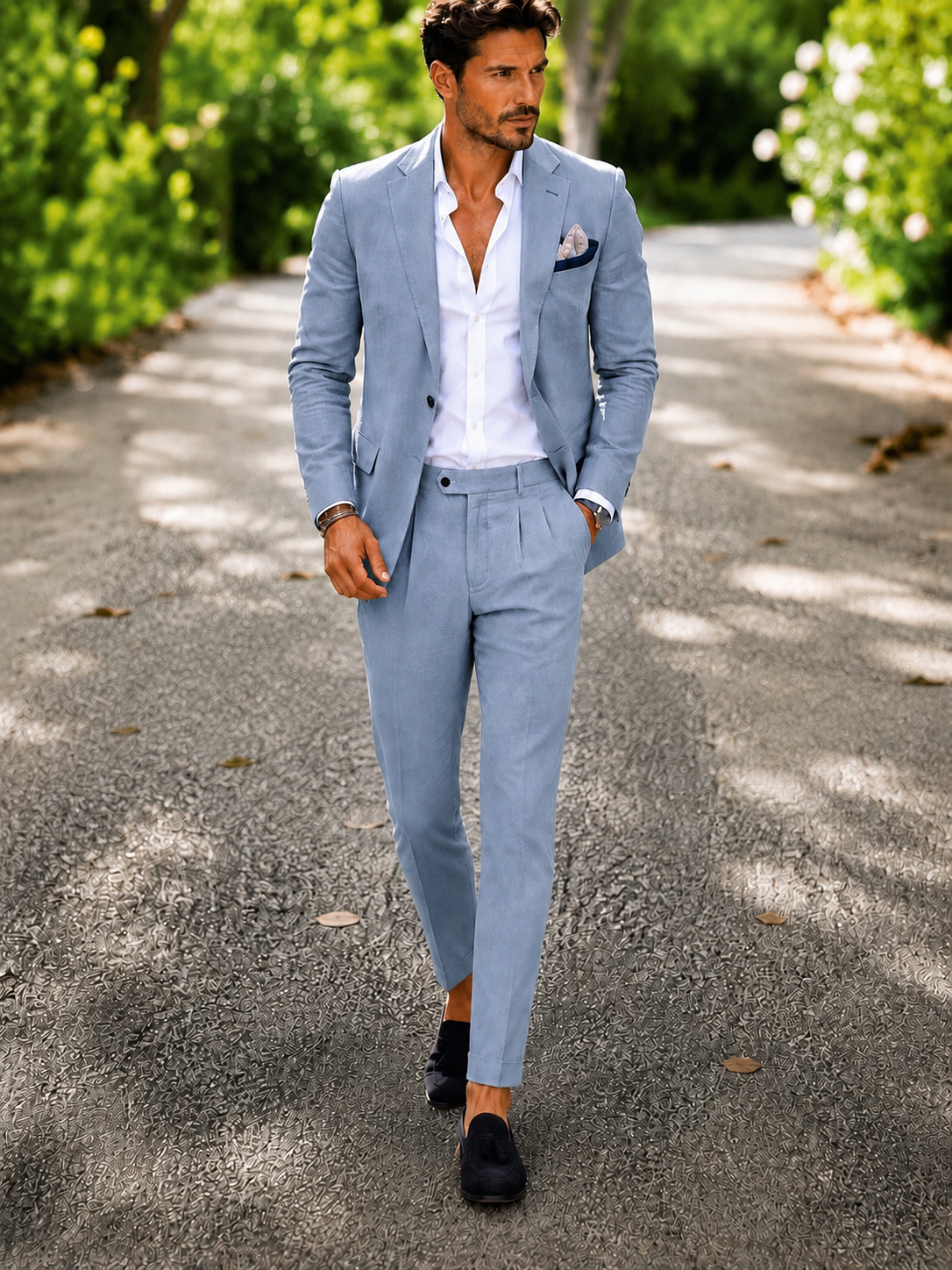 Men's Summer Suit 2-Piece – Blazer & Trousers