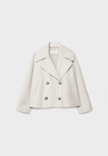 Women short double-breasted coat