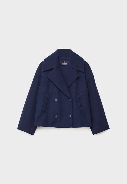 Women short double-breasted coat