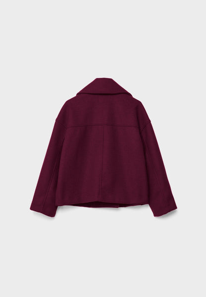 Women short double-breasted coat