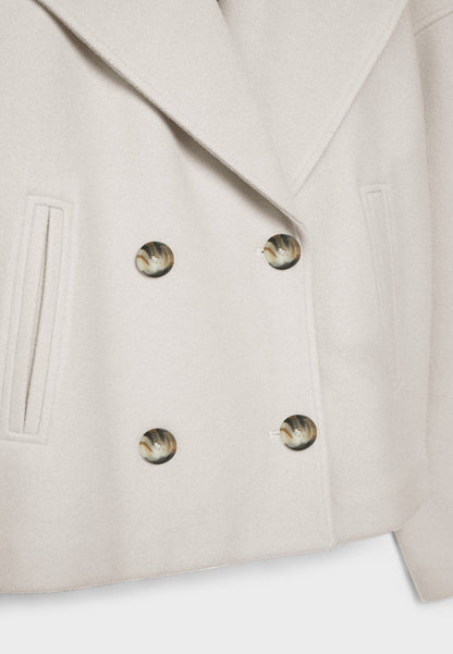 Women short double-breasted coat