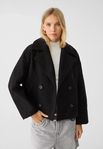 Women short double-breasted coat
