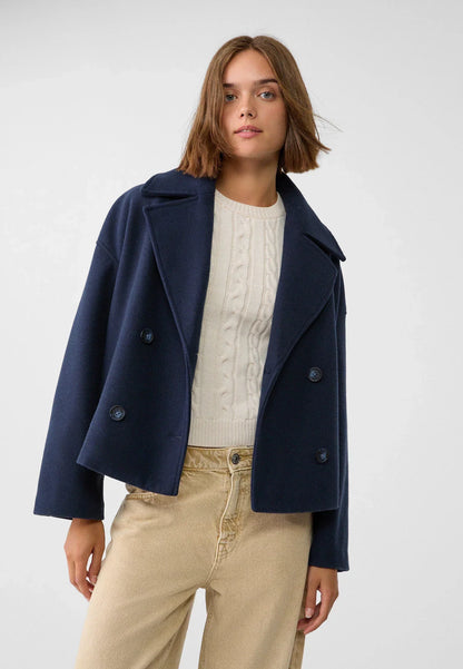 Women short double-breasted coat