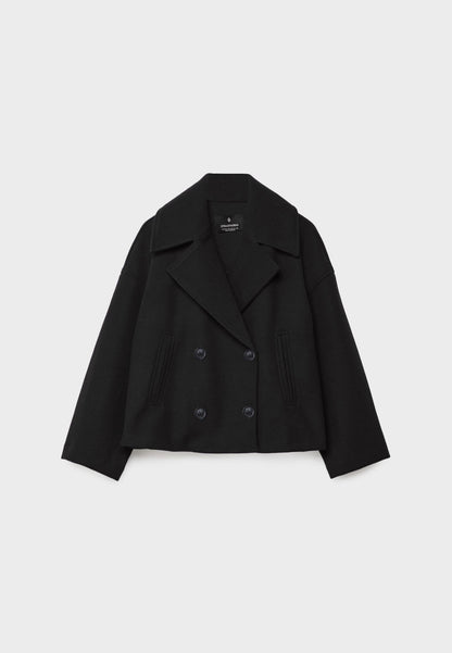 Women short double-breasted coat