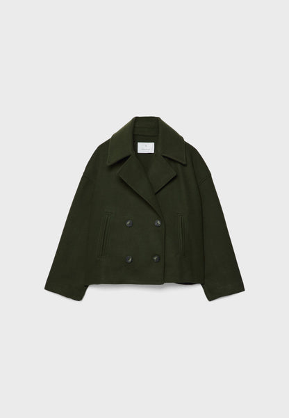 Women short double-breasted coat