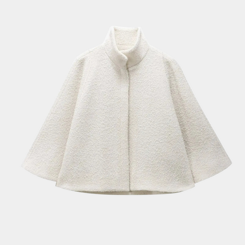 EVA-US | High Neck Cape Coat Elegant A Lines Swing Jacket