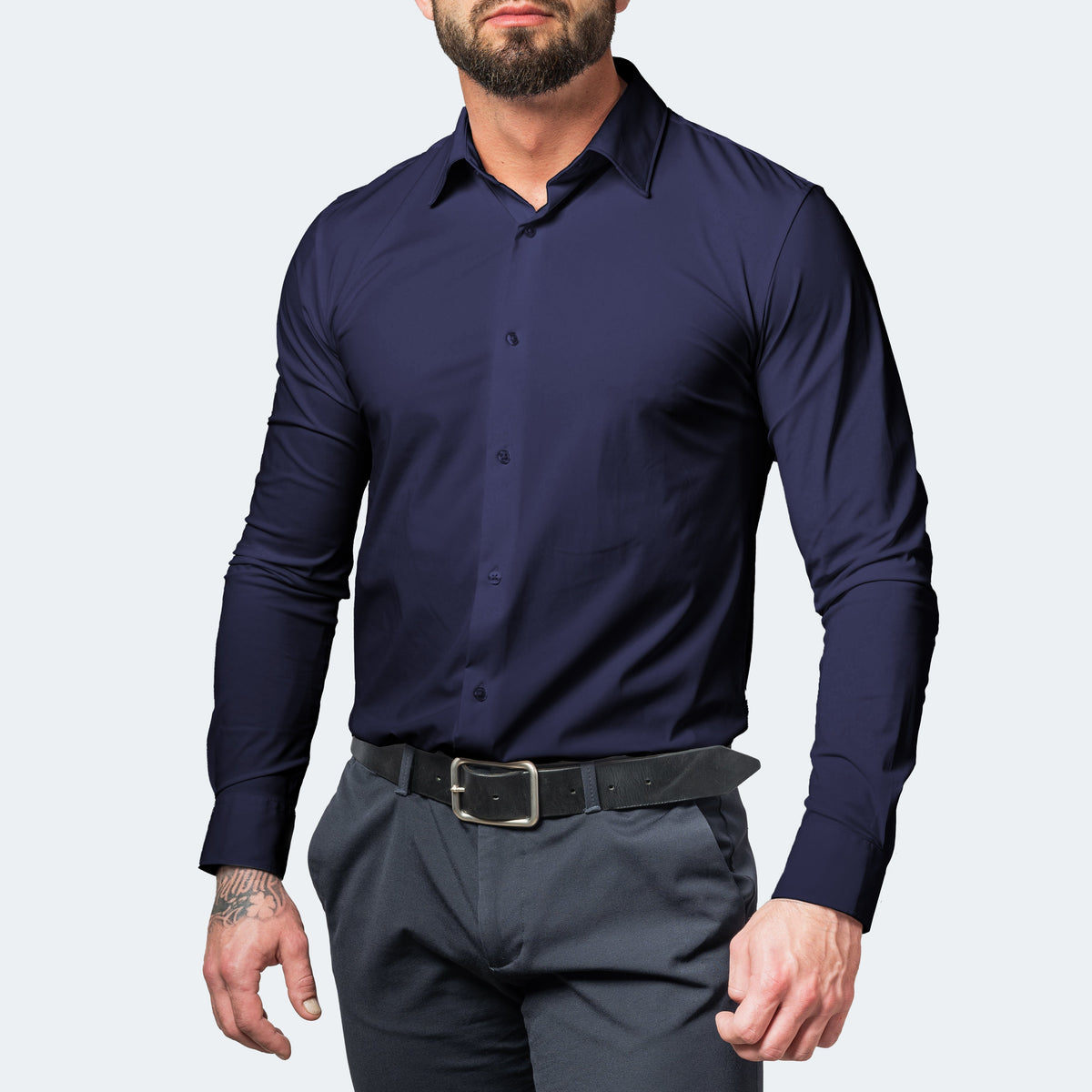 EVA-US | Comfort shirt Crease-free Stretch