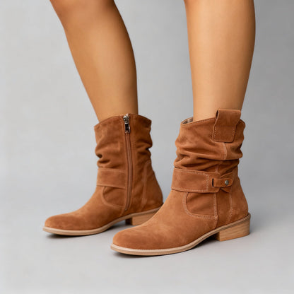 Women’s orthopedic ankle boot with comfort & easy entry | EVA-US
