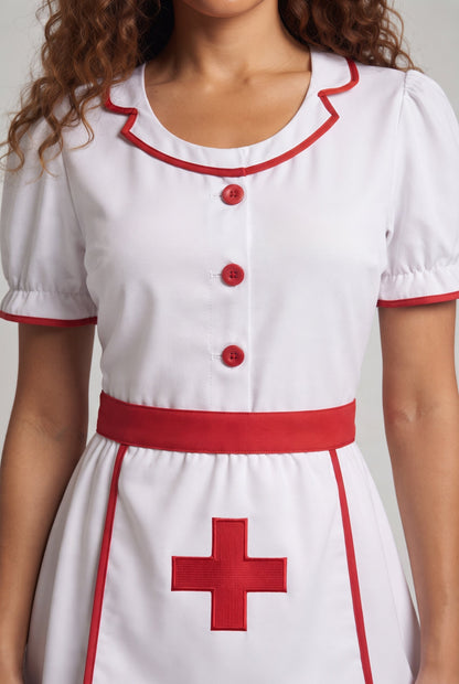 Women sexy nurse dress EVA-US