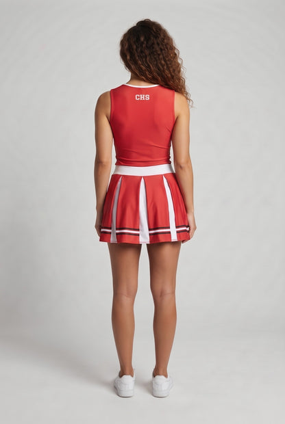 Women Cheerleader Costume with sporty accents EVA-US
