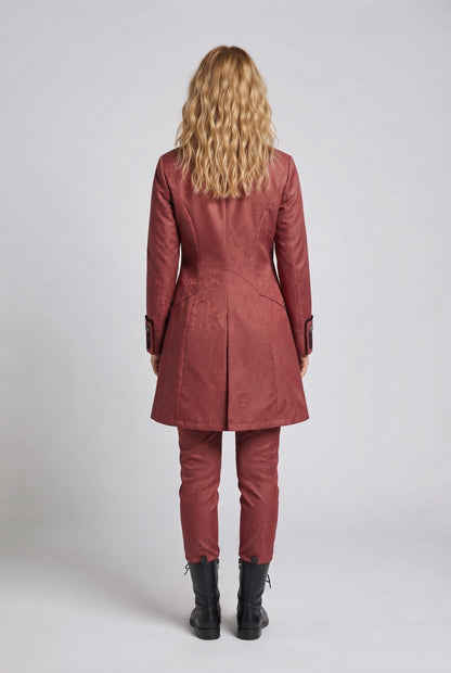 Women's stylish, elegant vest with luxurious embellishments and asymmetric cut EVA-US