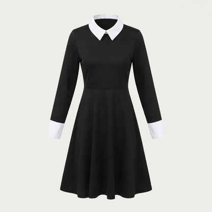 Women's formal suit set with stripe pattern and elegant skirt section EVA-US