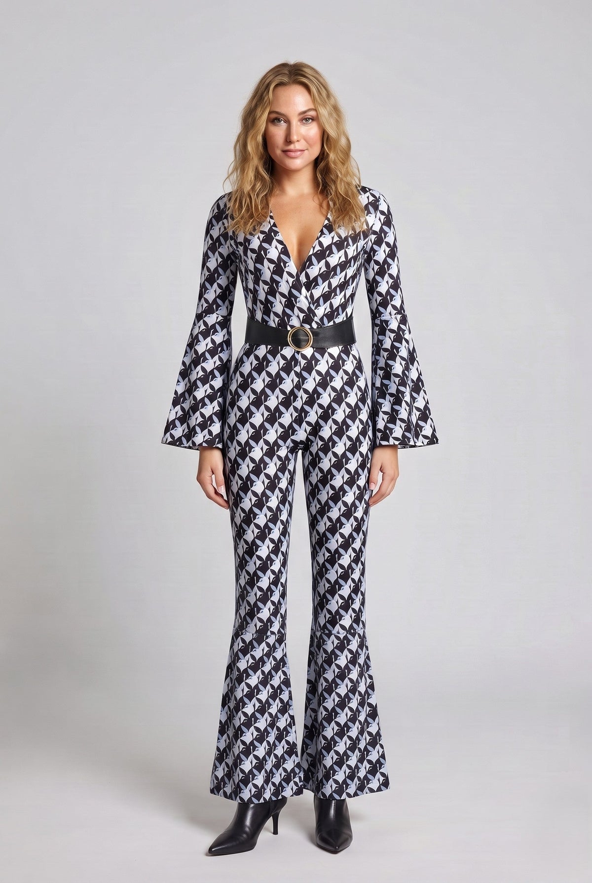 Women's Designer Jumpsuit with Wide Sleeve EVA-US