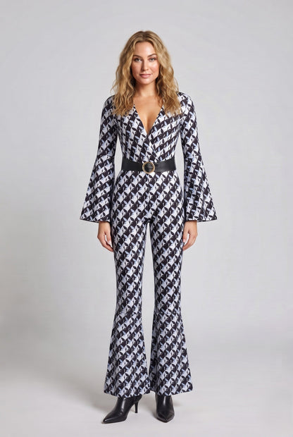 Women's Designer Jumpsuit with Wide Sleeve EVA-US