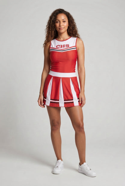 Women Cheerleader Costume with sporty accents EVA-US