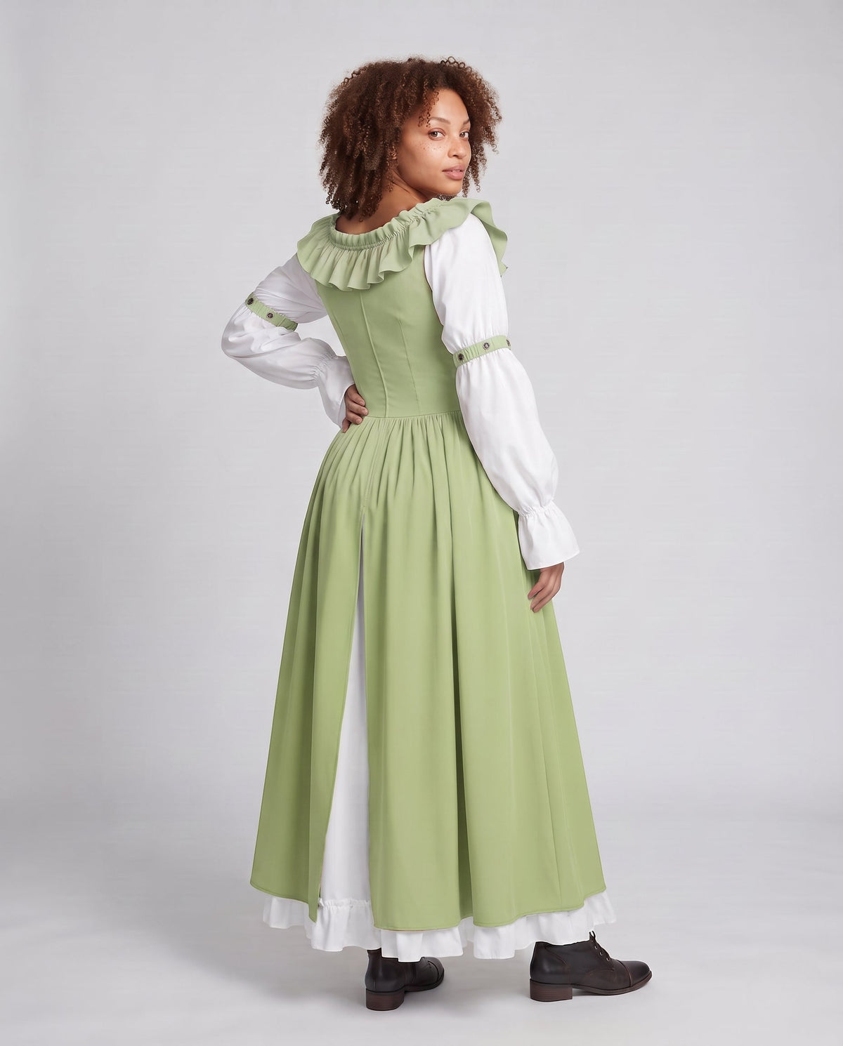 Women Vintage Maxi Dress EVA-US