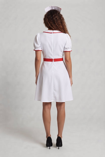 Women sexy nurse dress EVA-US