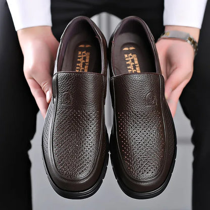 EVA-US - Men's casual shoes made of genuine leather