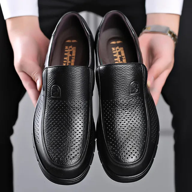 EVA-US - Men's casual shoes made of genuine leather