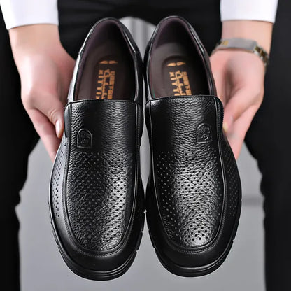 EVA-US - Men's casual shoes made of genuine leather