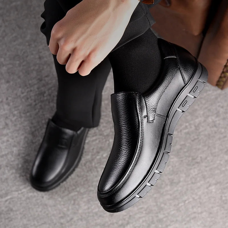 EVA-US - Men's casual shoes made of genuine leather