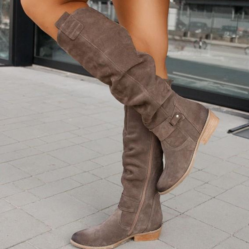 EVA-US | Warm Suede Boots - Cozy & Stylish