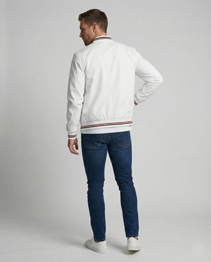 Men's Casual Transitional Jacket with Water-Repellent Surface & Stand Collar | EVA-US