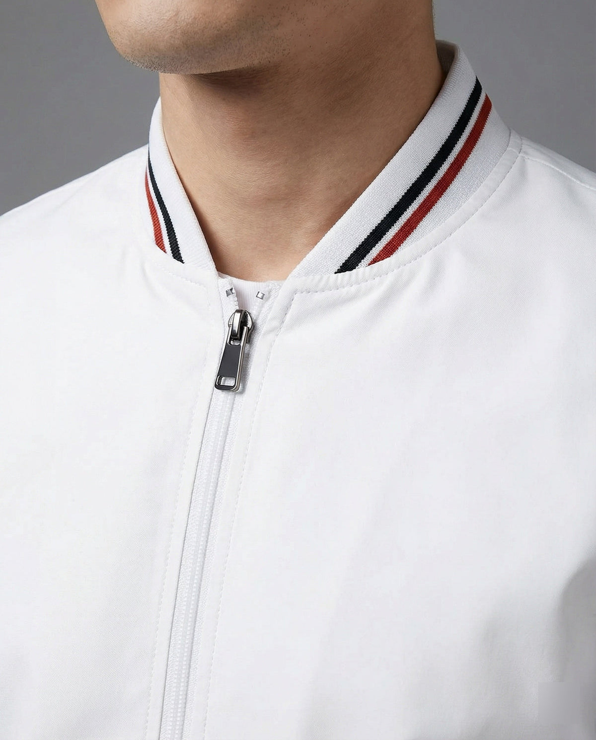 Men's Casual Transitional Jacket with Water-Repellent Surface & Stand Collar | EVA-US