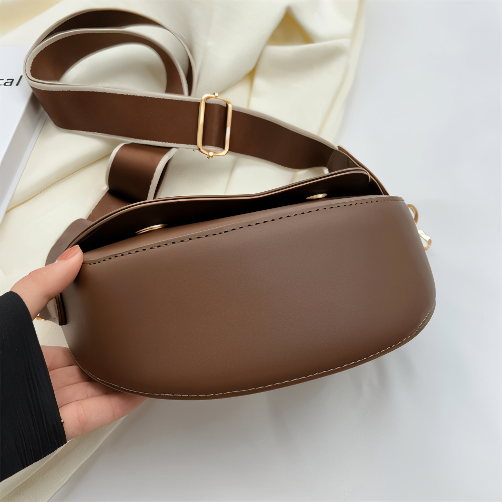 EVA-US - Vegan Leather Shoulder Bag for Women Adjustable Shoulder Strap