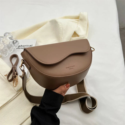 EVA-US - Vegan Leather Shoulder Bag for Women Adjustable Shoulder Strap