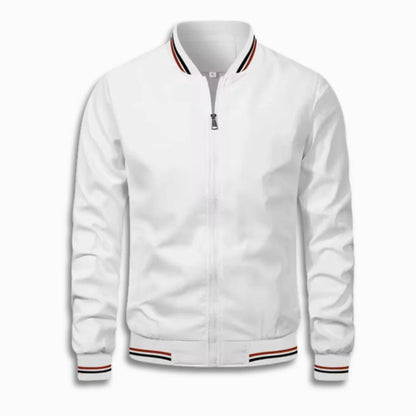 Men's Casual Transitional Jacket with Water-Repellent Surface & Stand Collar | EVA-US