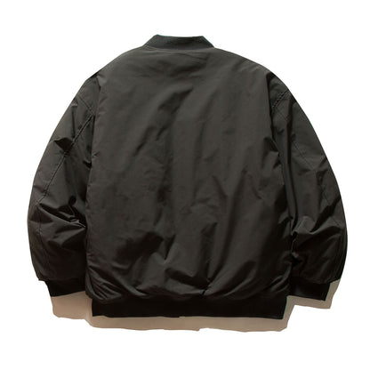 Men's Padded Bomber Jacket in MA-1 Style with Sleeve Utility Pocket EVA-US