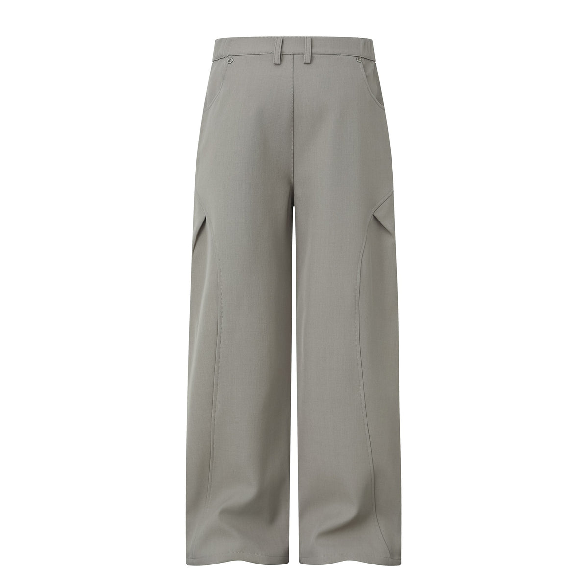 Women's Wide Pleat Trousers with High Waist and Wide Leg EVA-US