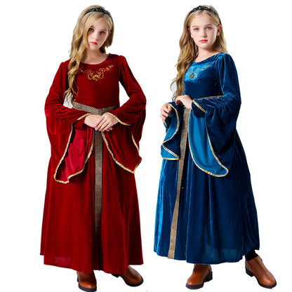 Girls Fairy-tale Velvet Dress with Elegant Details EVA-US