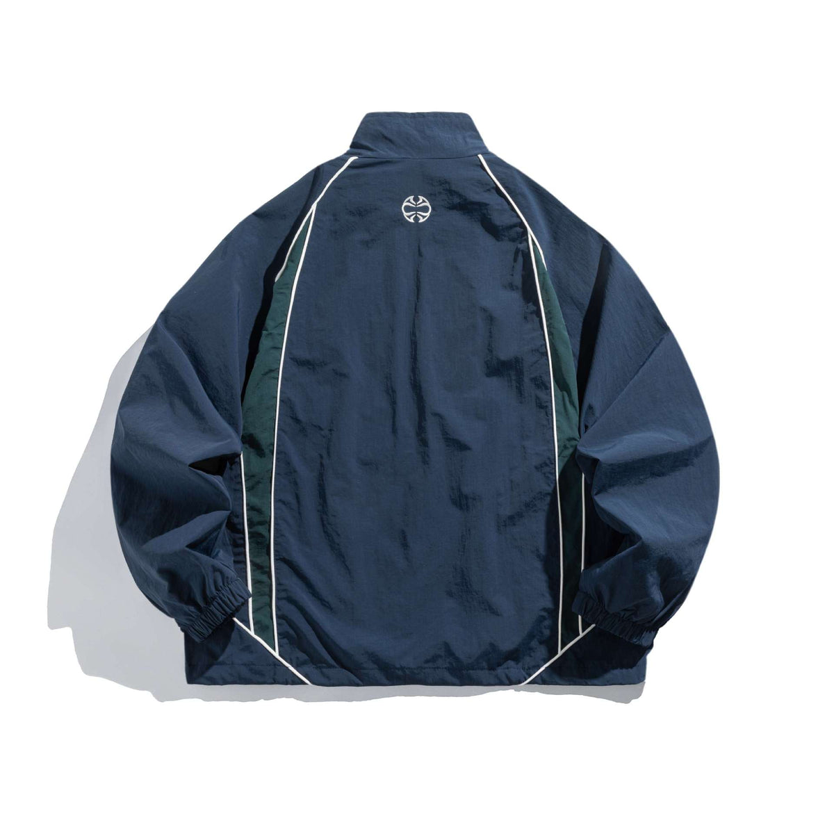 Unisex Lightweight Boxy Track Jacket with Contrast Piping EVA-US