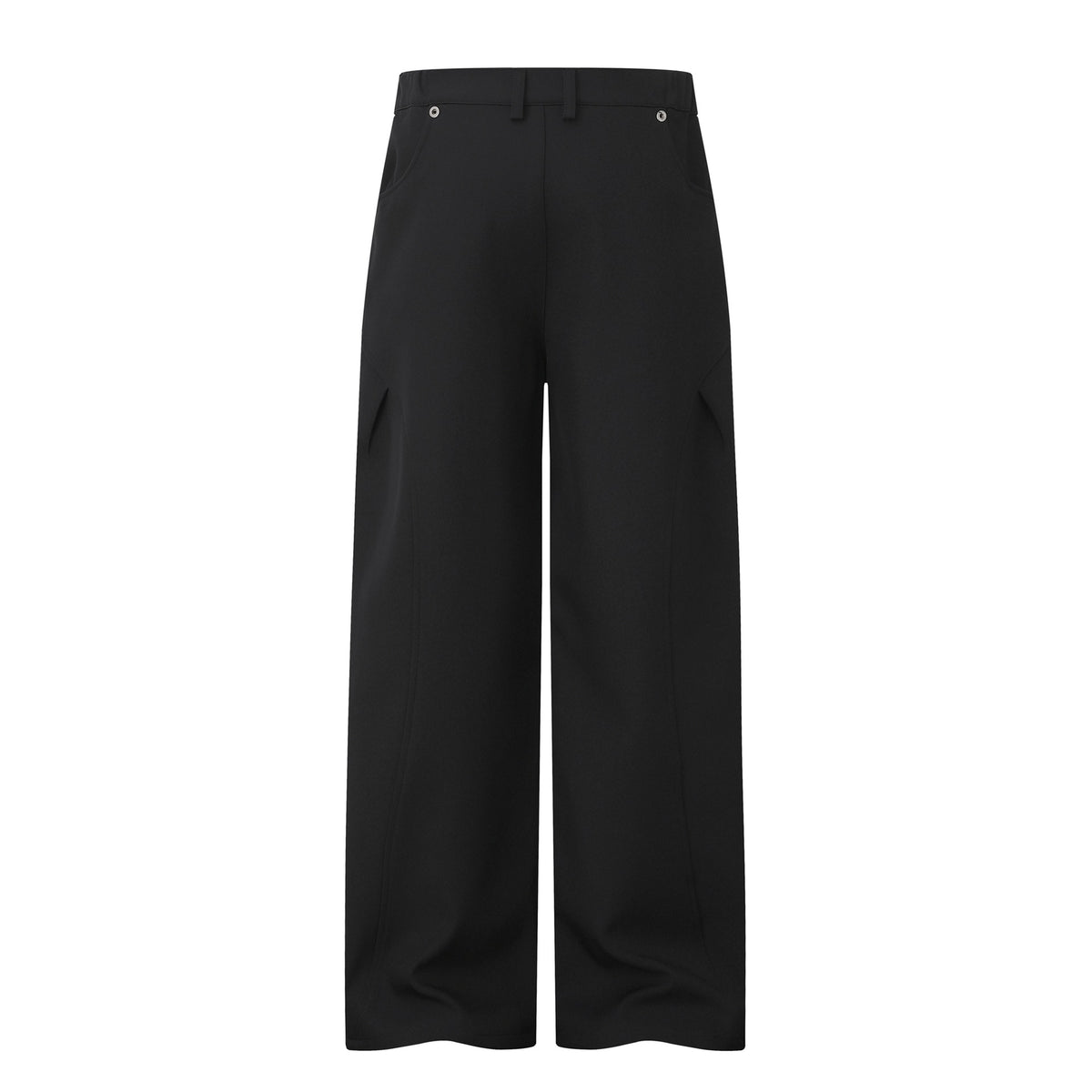 Women's Wide Pleat Trousers with High Waist and Wide Leg EVA-US