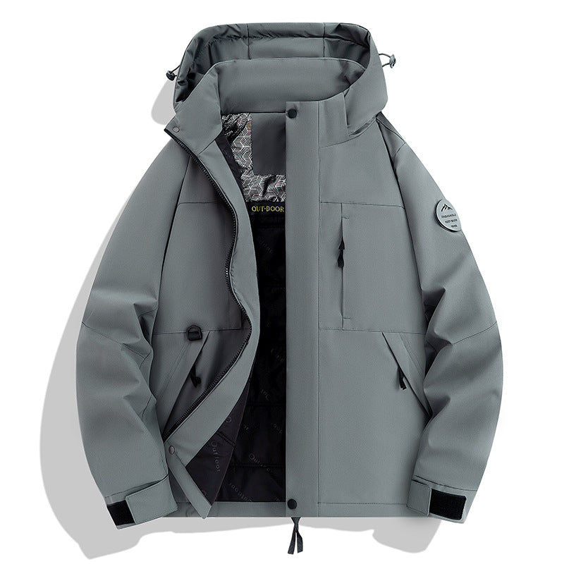 Men's Waterproof and Breathable Softshell Outdoor Jacket EVA-US