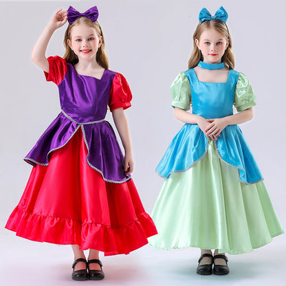Girl Princess Dress with Ruffles EVA-US