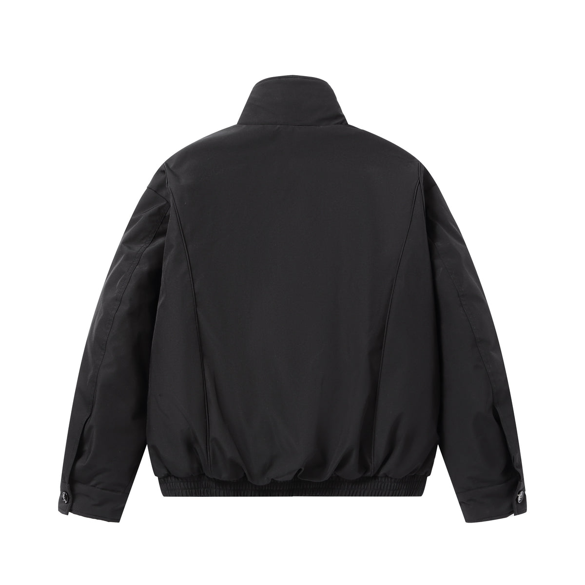 Men's short-cut thermal bomber jacket with high teddy collar EVA-US