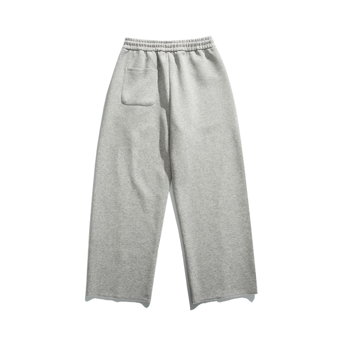 Women's Cropped Sweatpants with Raw Hem, Elastic Waistband, and Side Pockets EVA-US