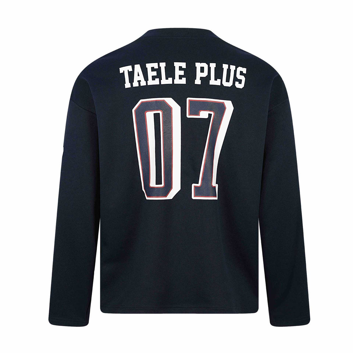 Unisex Sporty Oversized Hockey Jersey with Mesh Structure, Number Print and V-Notch Collar EVA-US