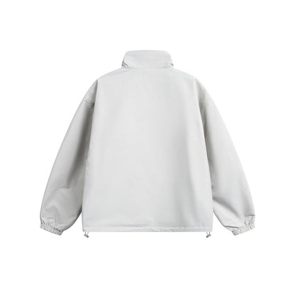 Unisex Lightweight Softshell Jacket with warming fleece inner lining, stand-up collar and drawstring EVA-US