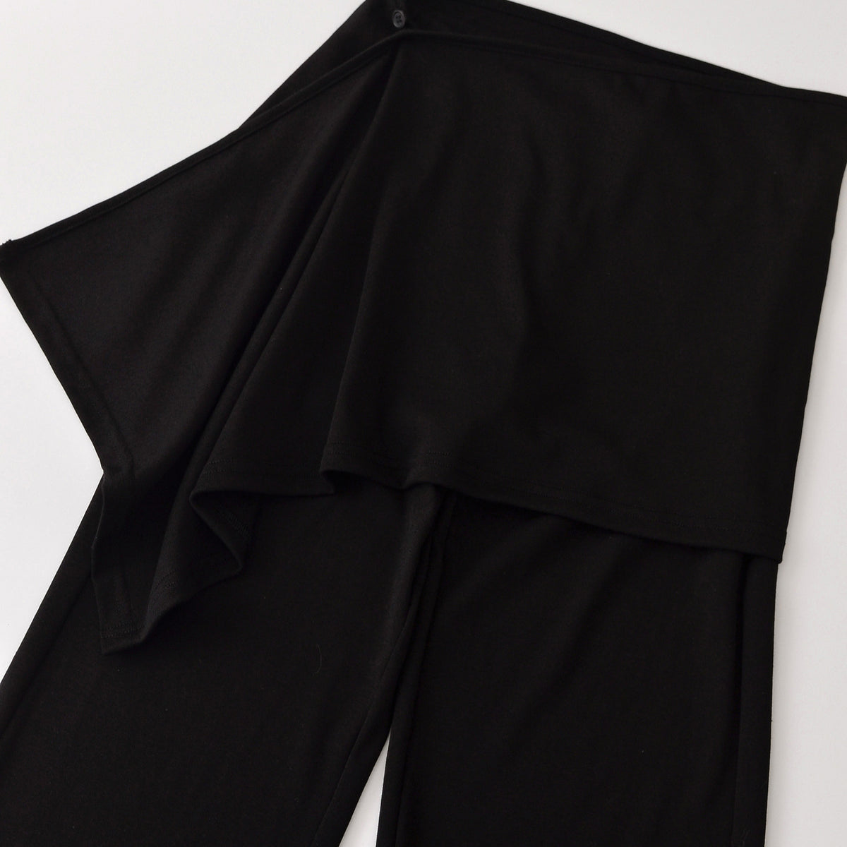 Ladies Palazzo Pants with Wrap Skirt Detail and Wide Leg EVA-US