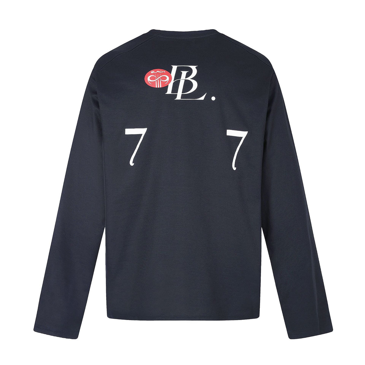 Unisex Crew Neck Sweatshirt with large typographic print and embroidered emblem EVA-US