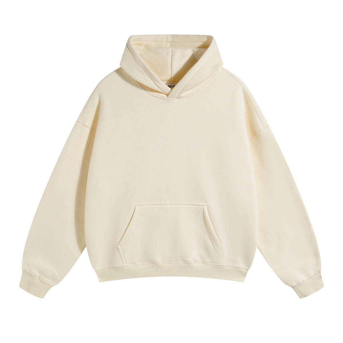 Unisex loose-fitting hoodie made of organic cotton with kangaroo pocket EVA-US