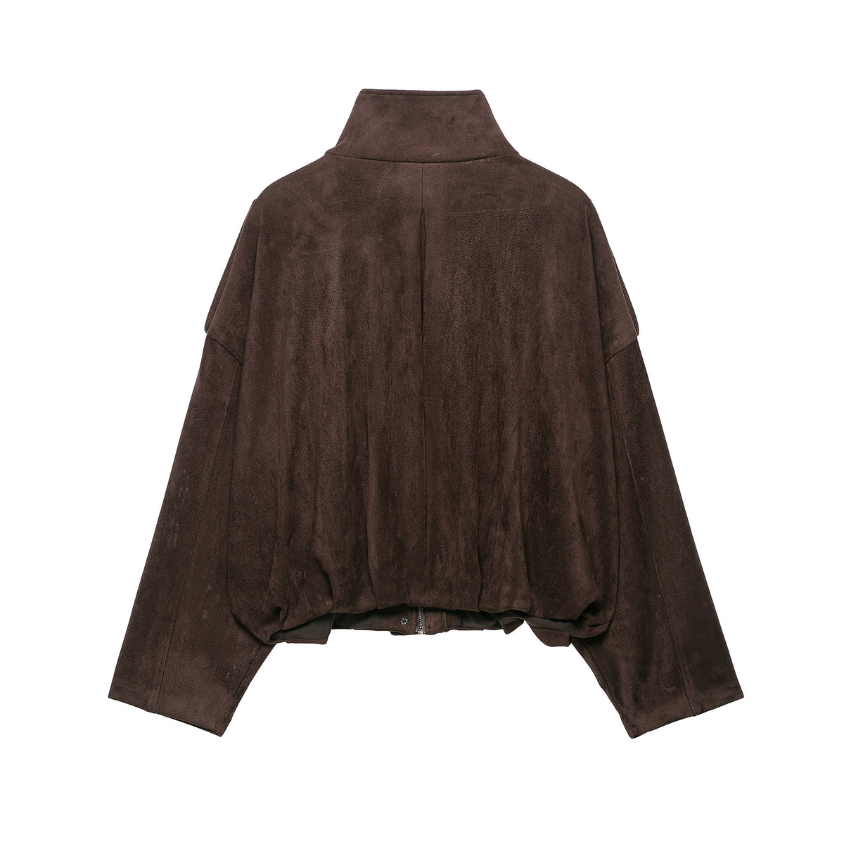 Women Short Suede-look Field Jacket EVA-US