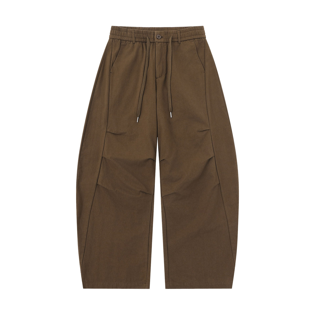 Women's Wide Cargo Bermuda with Drawstring Waist and Patch Pockets EVA-US